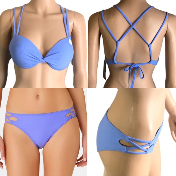 california waves push up bikini